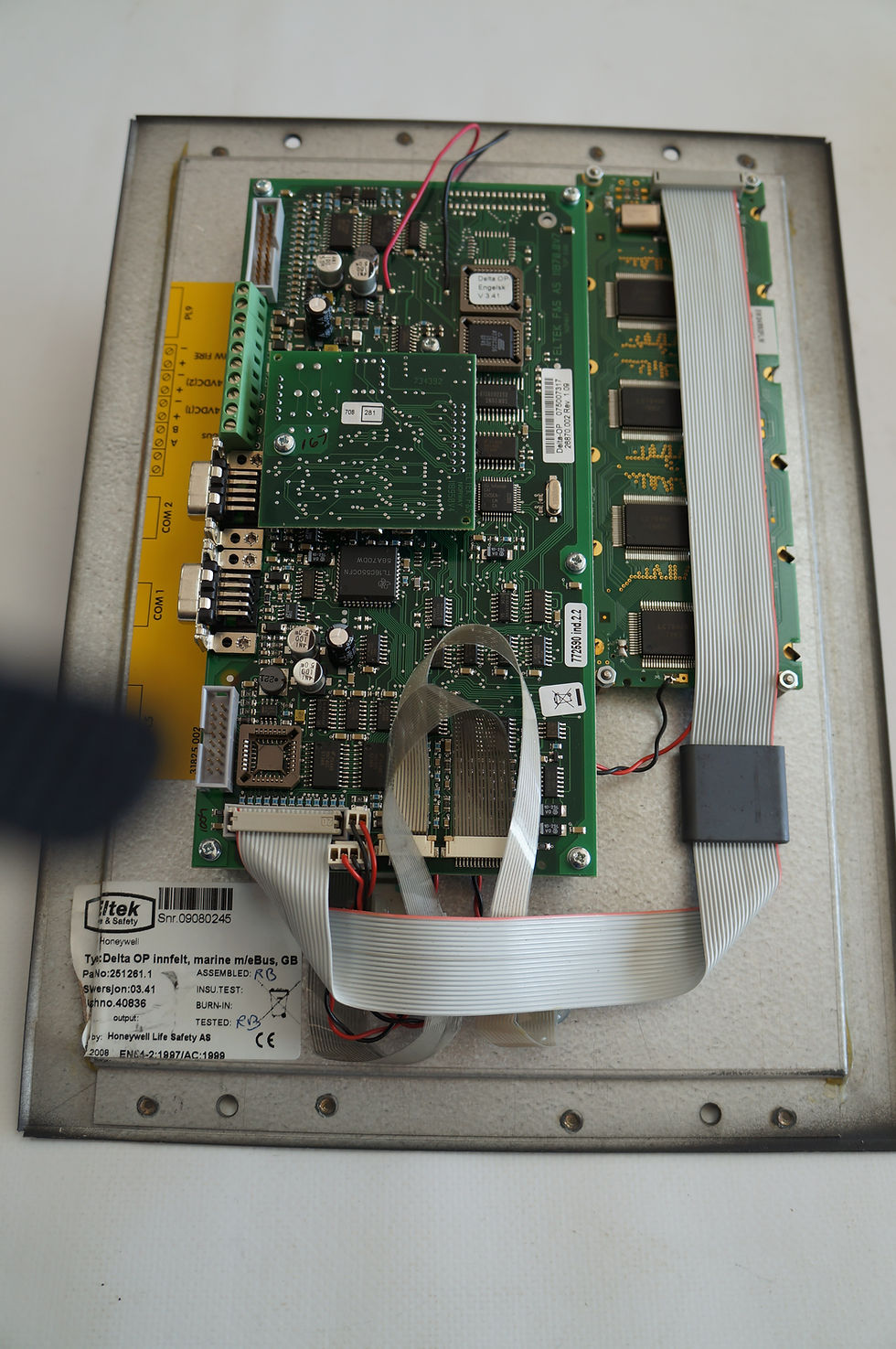 Миниатюра: ELTEK FIRE AND SAFETY ALARM CONTROL PANEL DELTA OP 26870.002 Rev. 1.09