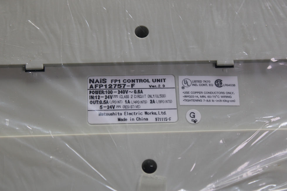 Миниатюра: Matsushita NAIS FP1 Control Unit AFP12757-F Ver. 2.9