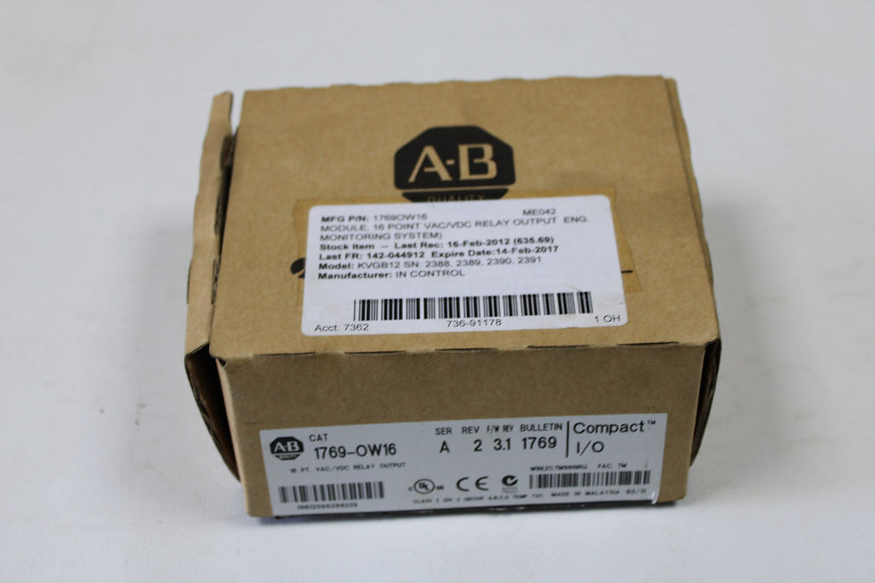 Thumbnail: Allen-Bradley 1769-OW16 SER.A REV.2 F/W.3.1 16PT VAC/VDC RELAY OUTPUT