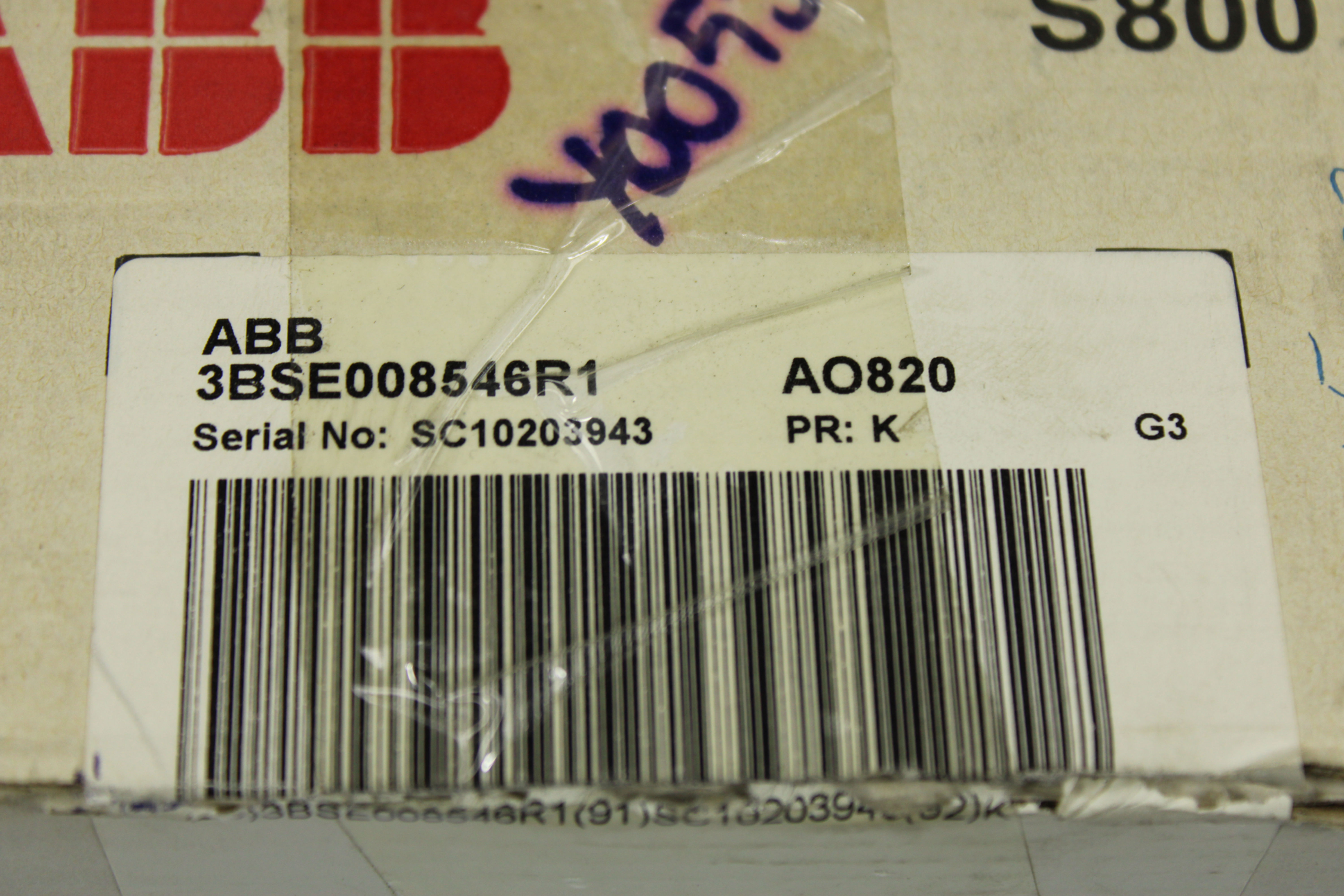 ABB 3BSE008546R1 AO820 OUTPUT MODULE