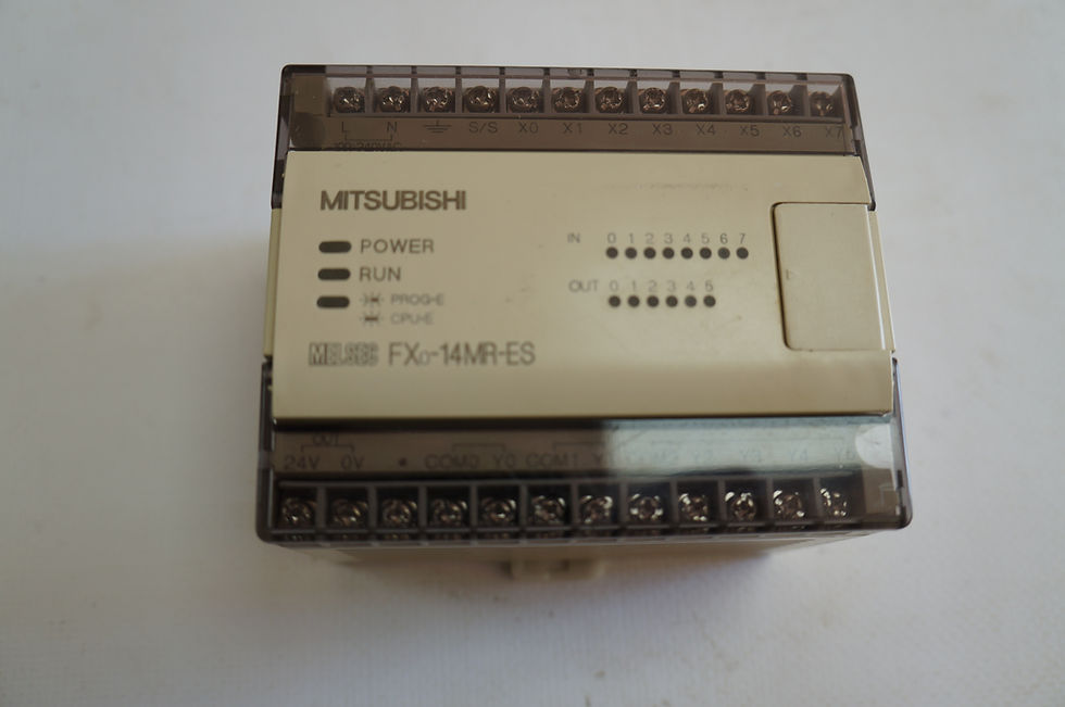 Küçük resim: Mitsubishi FX0-14MR-ES/UL RELAY OUTPUT AC POWER SUPPLY