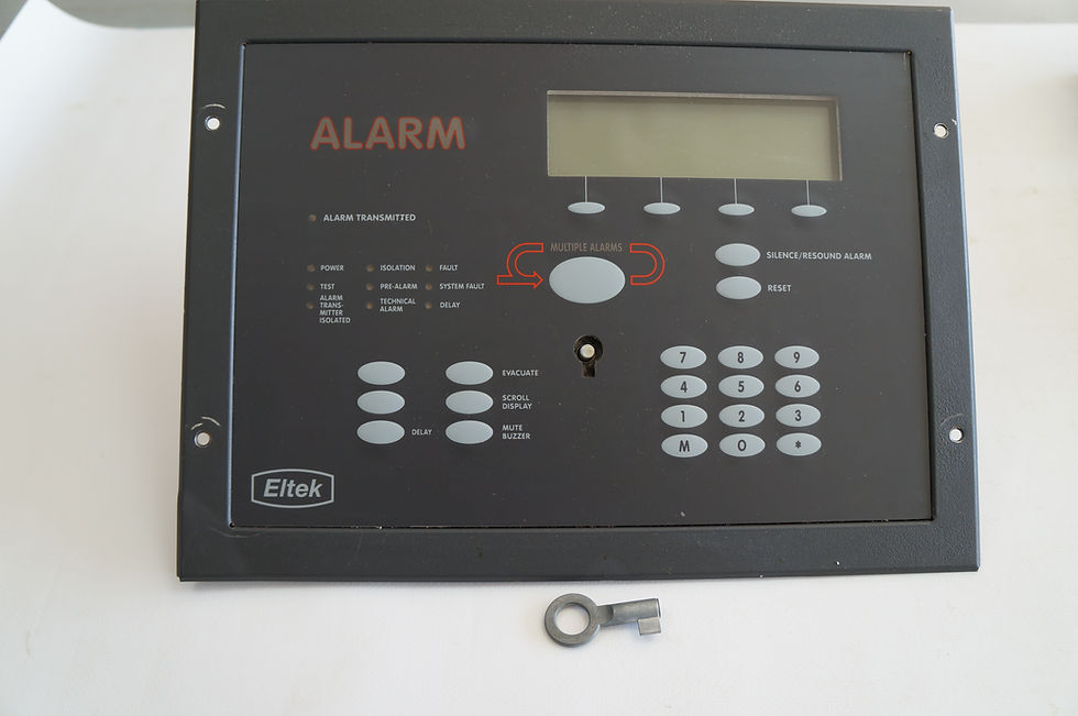 Миниатюра: ELTEK FIRE AND SAFETY ALARM CONTROL PANEL DELTA OP 26870.002 Rev. 1.09