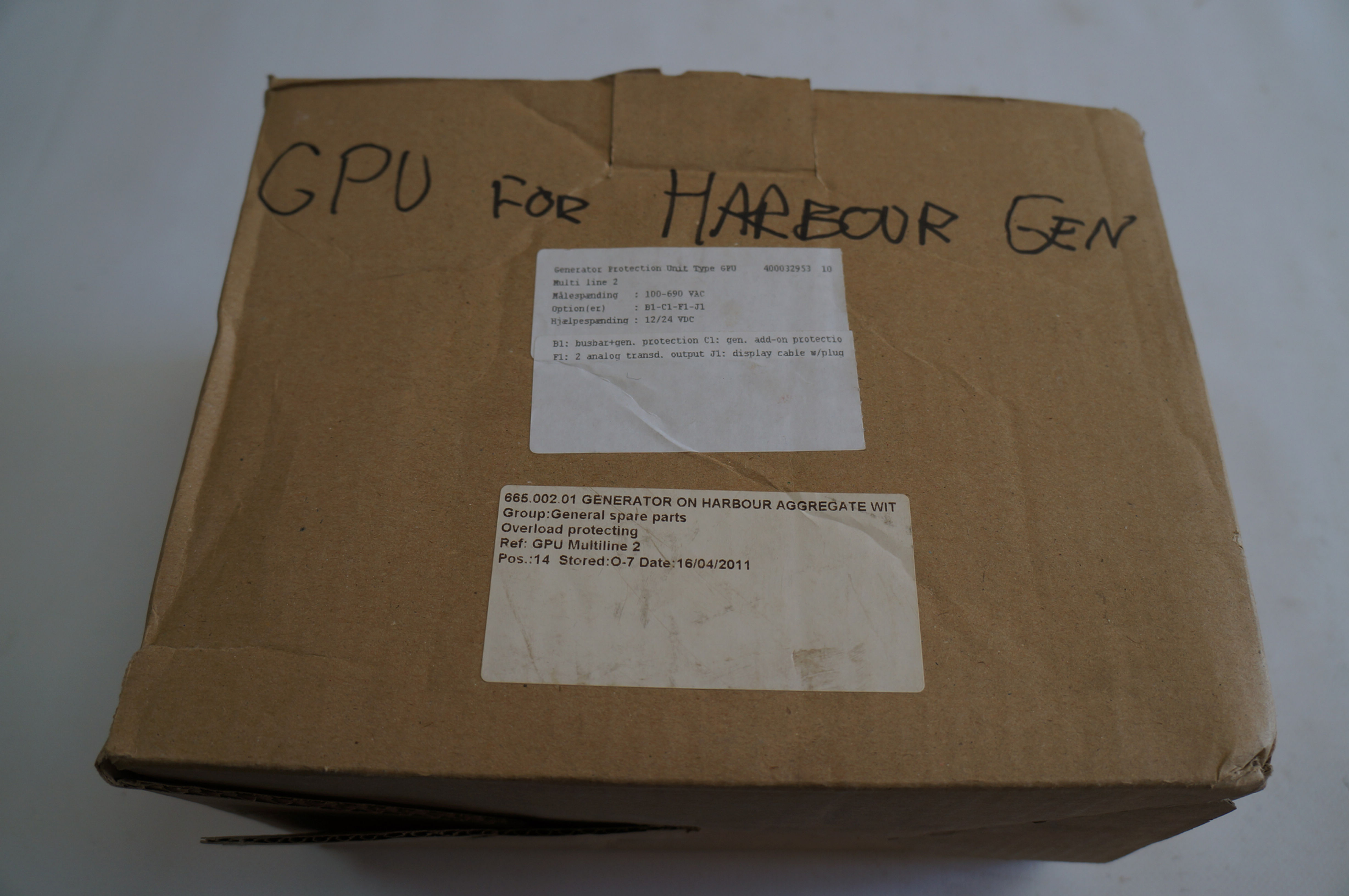 DEIF GPU/2/GS Generator Paralleling Controller