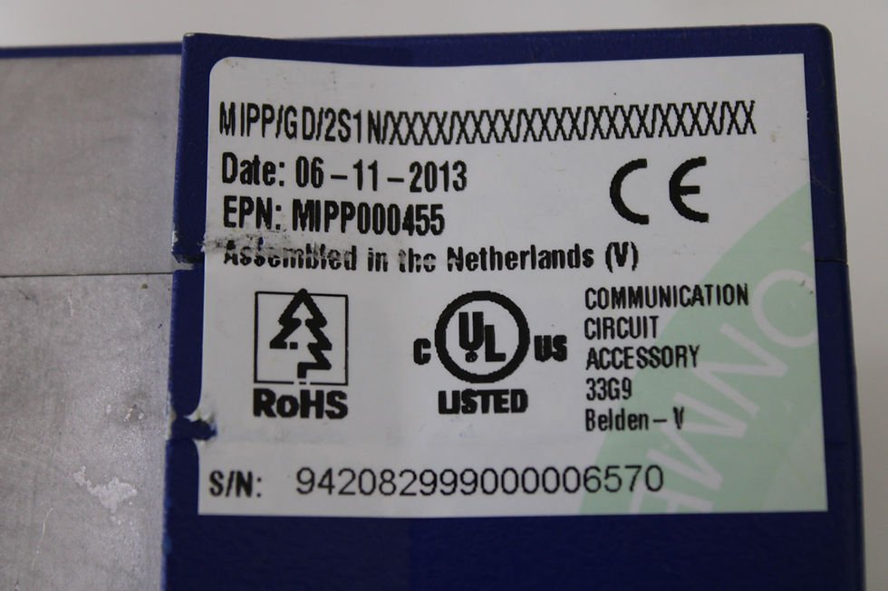 Küçük resim: Hirschmann-Belden Modular Industrial Patch Panel MIPP/GD/251N