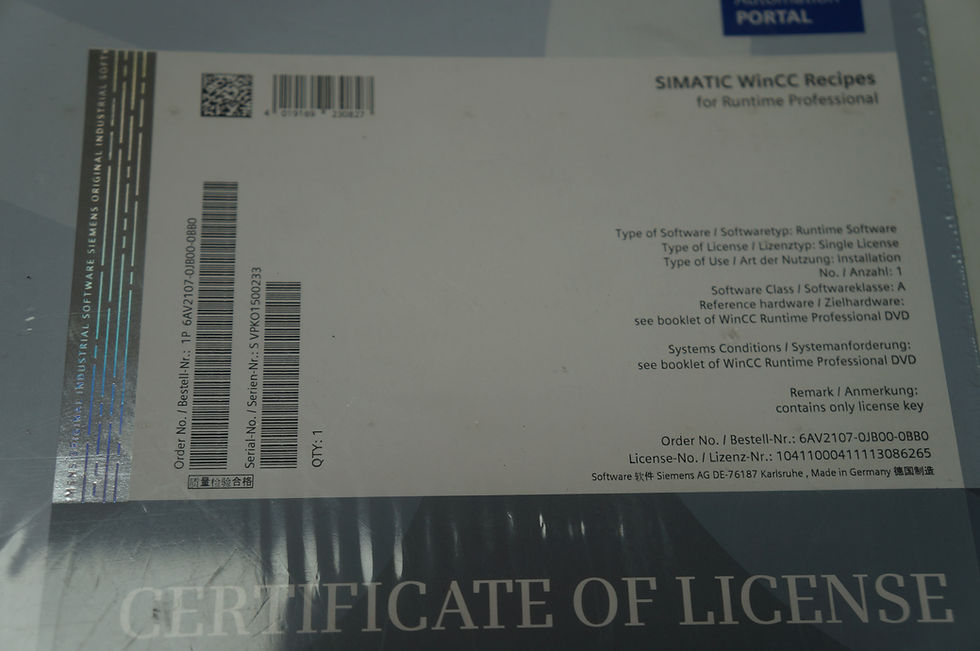 Миниатюра: Siemens 6AV2107-0JB00-0BB0 SIMATIC WinCC for Runtime Professional Single Licence