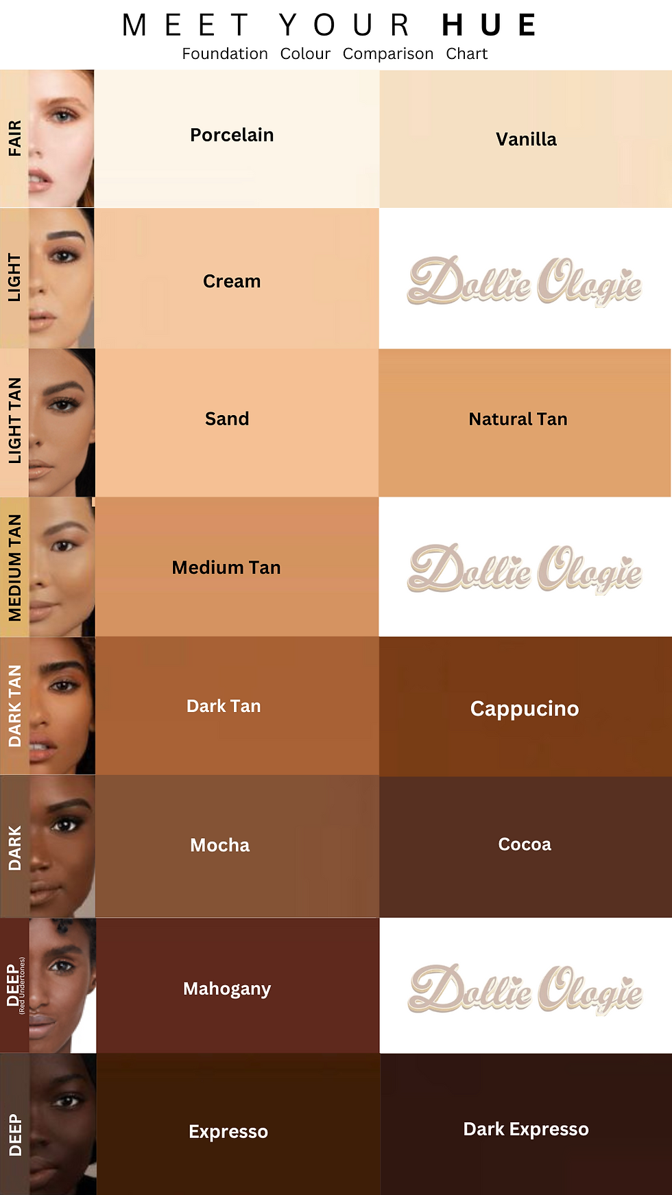 Thumbnail: Dollie Ologie NUDE Luminous Maximum Cover Airbrush Foundation