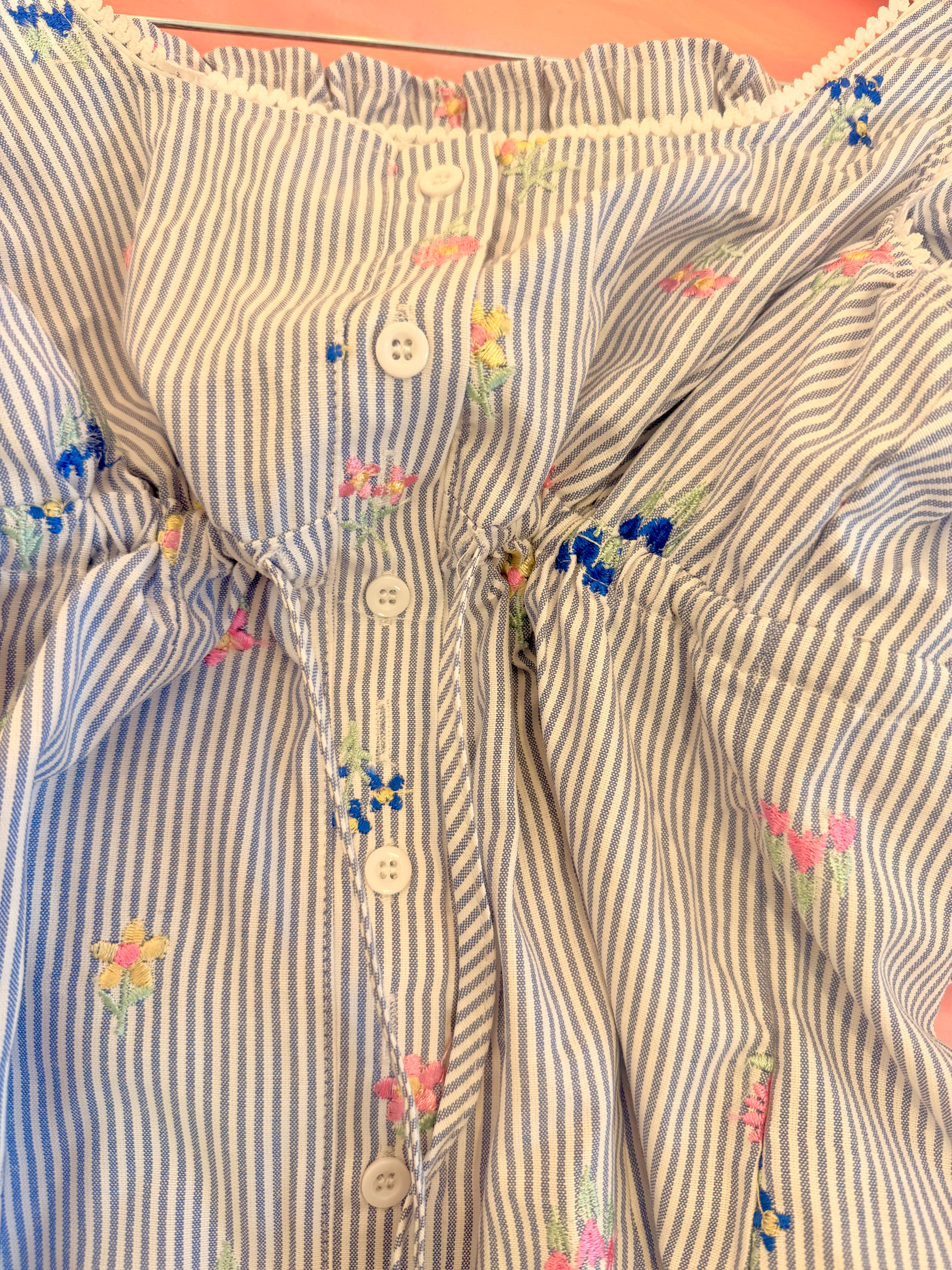 Pin Stripe Embroidered Co-ord
