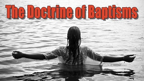Doctrine of Baptisms