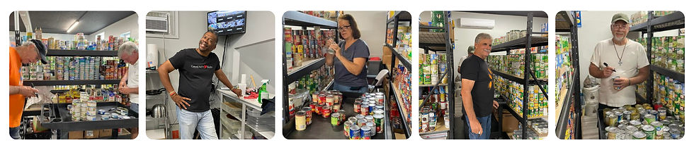 A few of the dedicated Bread of Life Board members at a recent work day.