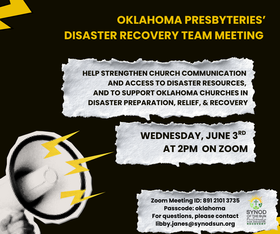 Oklahoma Disaster Recovery Team meeting