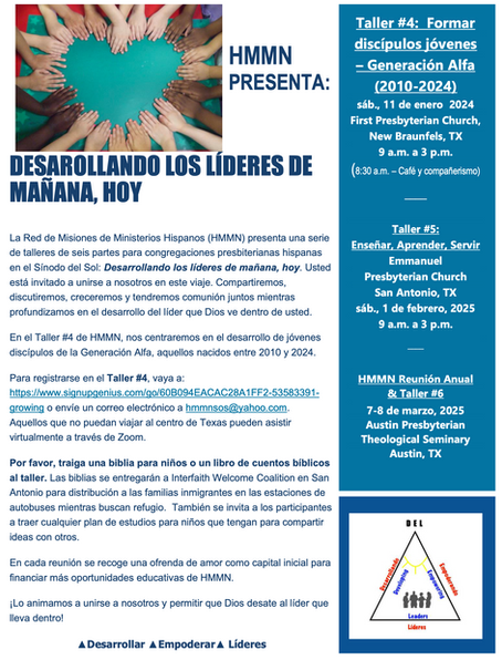 Taller #4: Formar discípulos jóvenes – Generación Alfa (2010-2024)