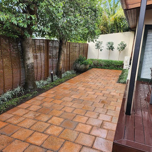 Charming paving and pathways