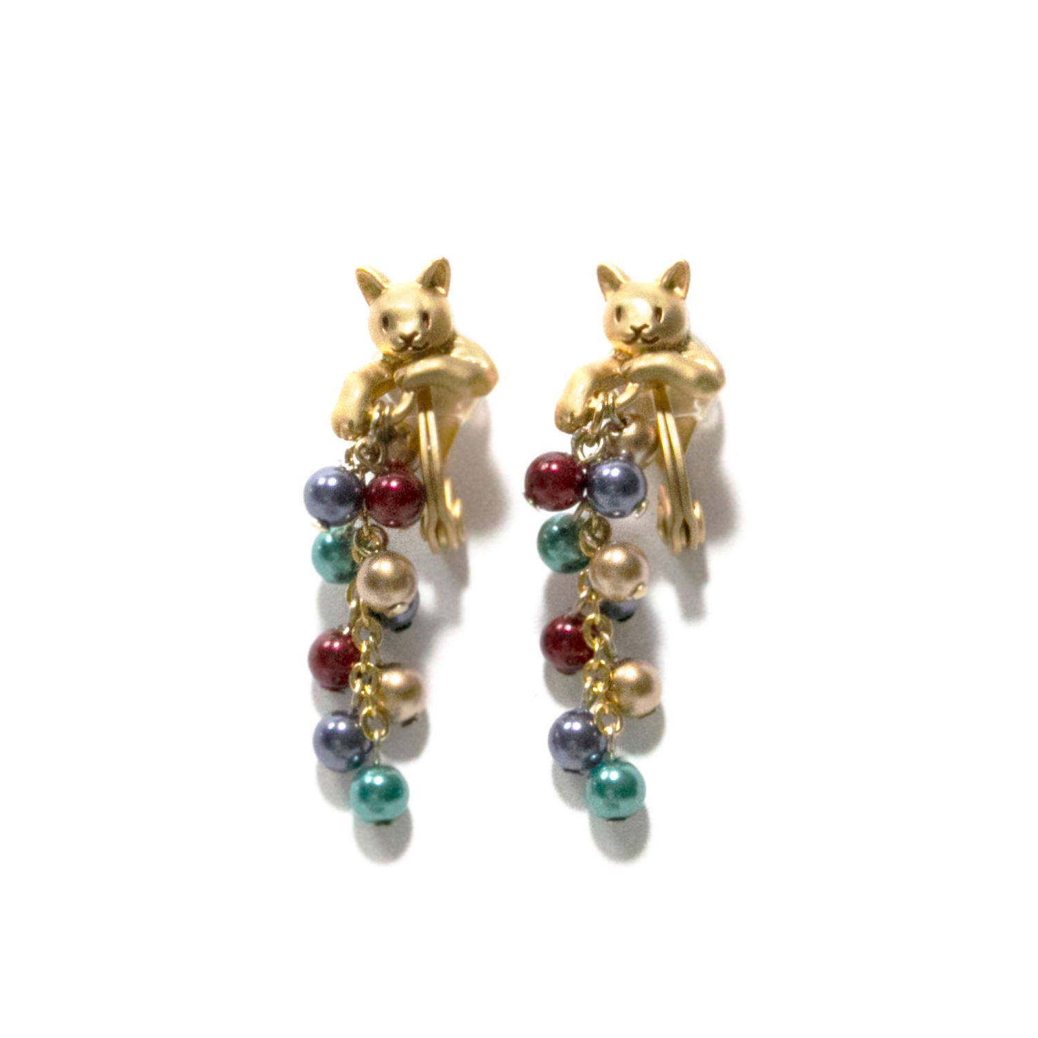 いたずらネコイヤリング/ピアス