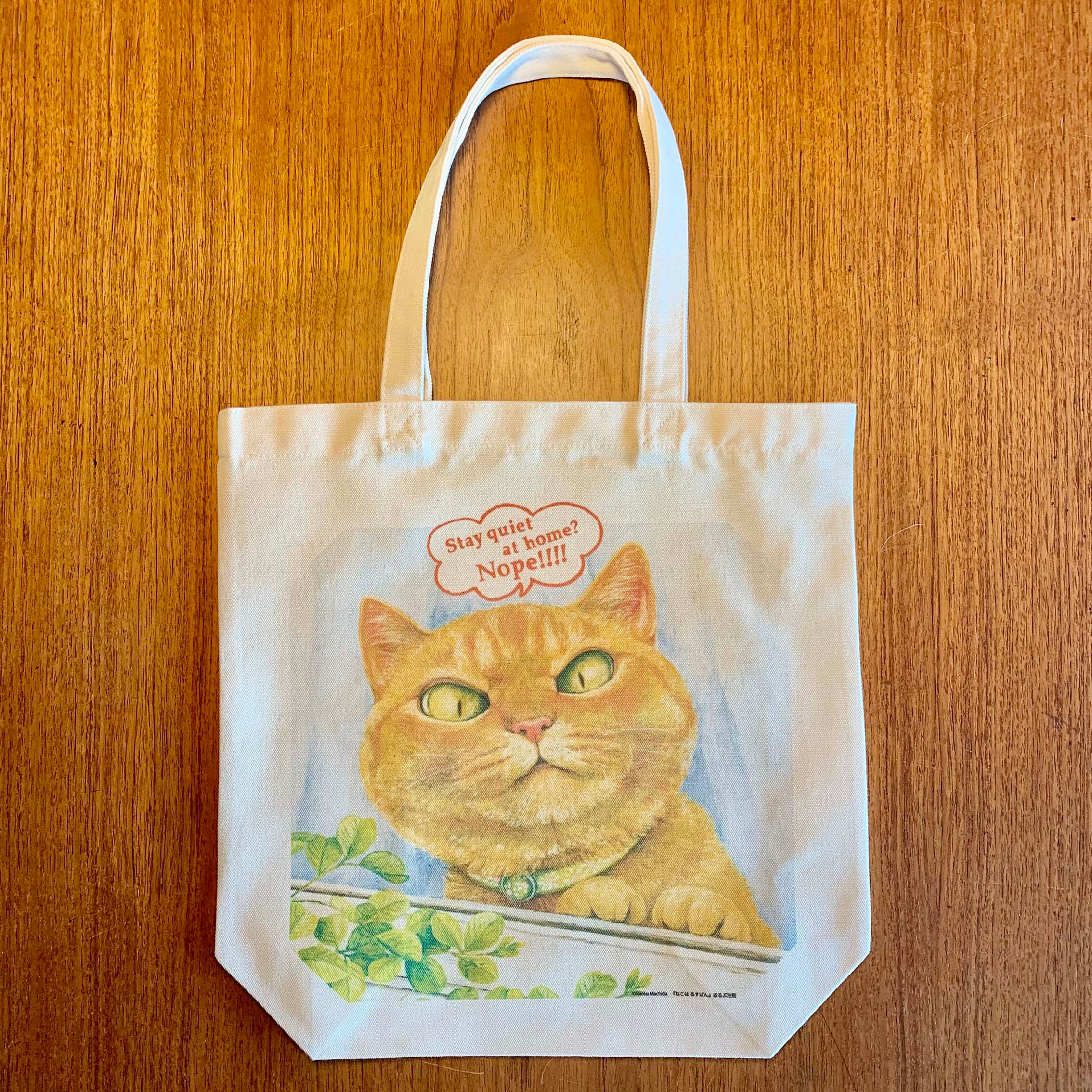 トートバッグ『ねこはるすばん』