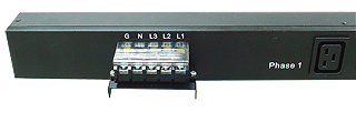 3 Phase PDU with Input Terminal Block