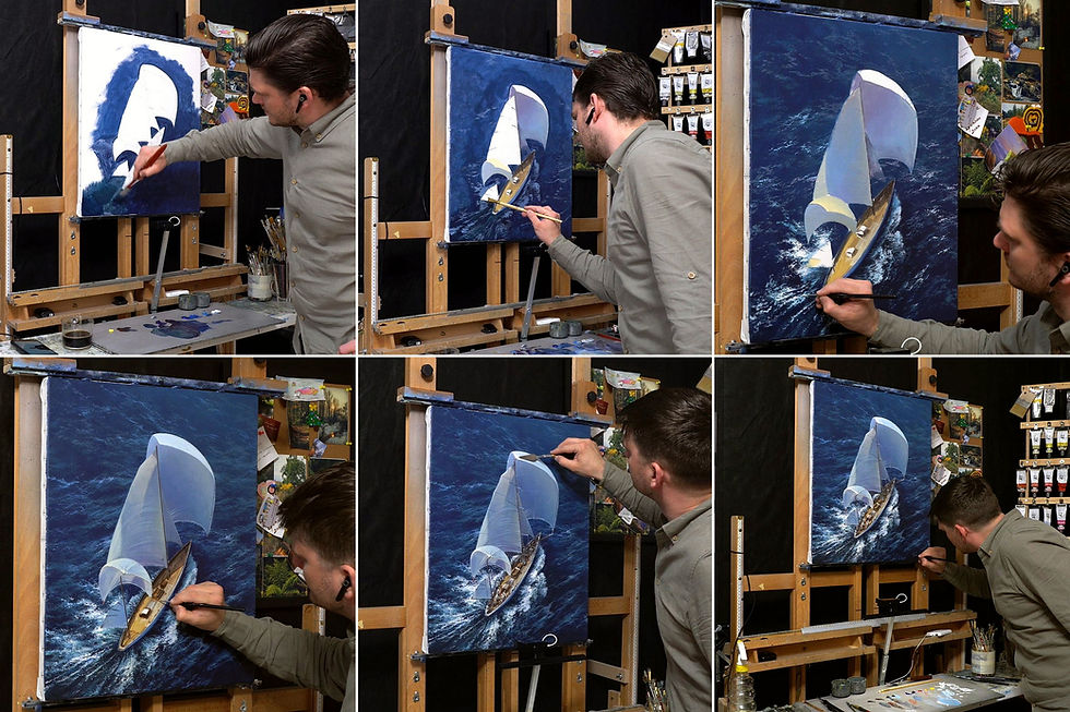 Thumbnail: Through the sea expanses on white sails