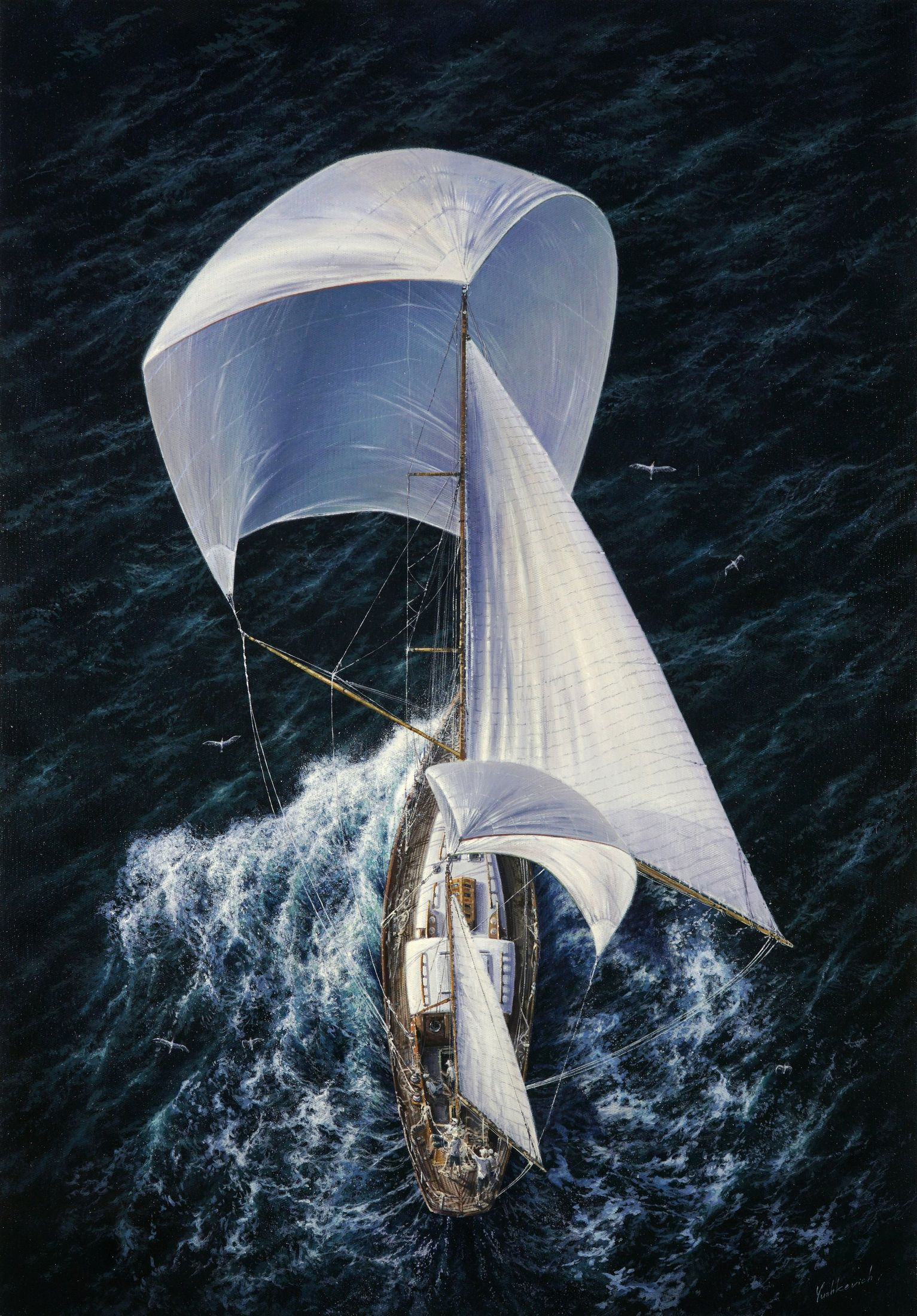 Sails over the Ocean