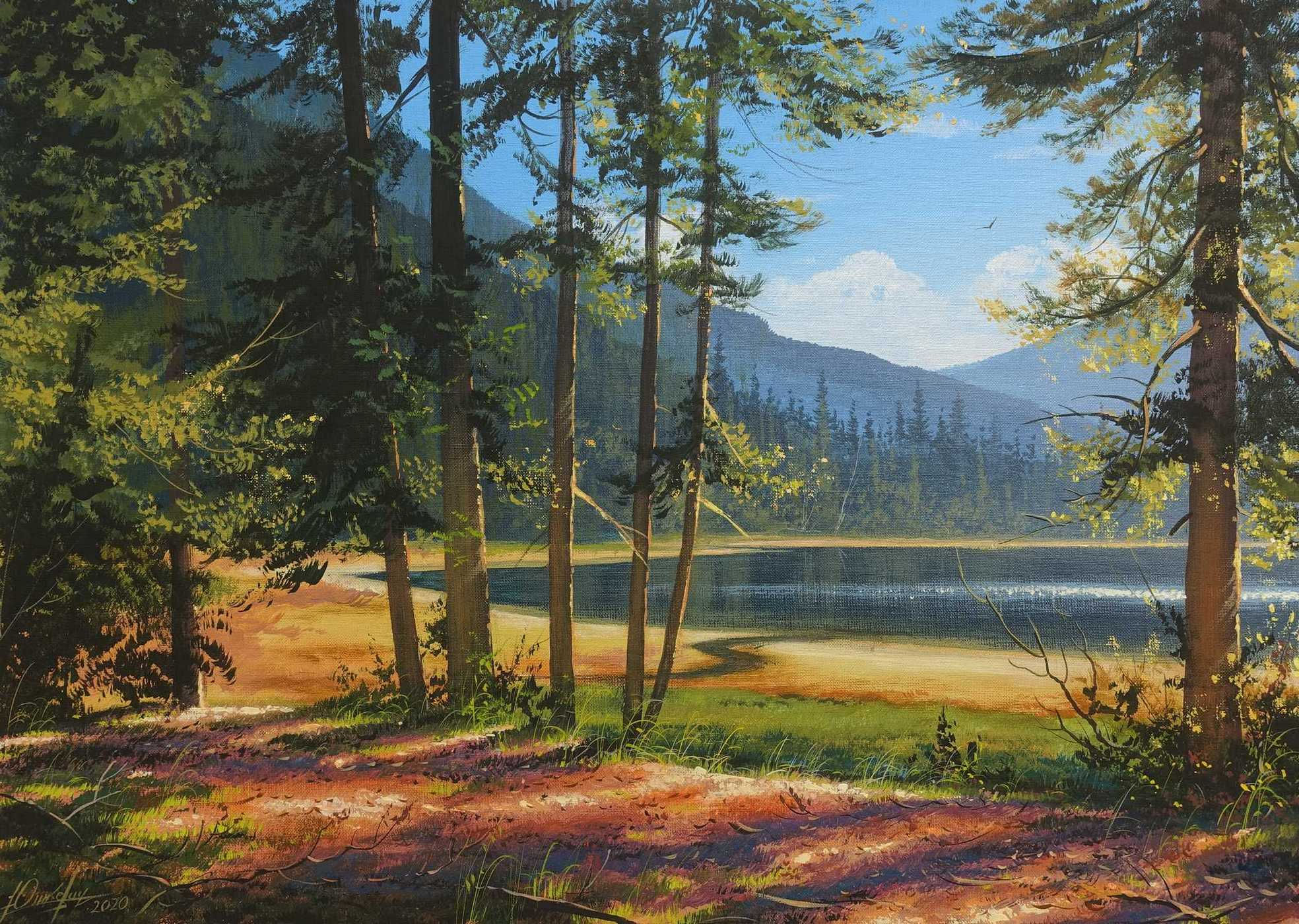 Lake in the forest