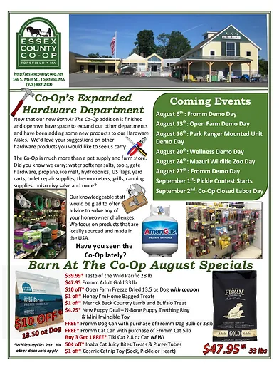 Pet Supplies Farm Garden Essex County Co Op United States