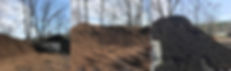 Mulch, Loam, Compost piles at Essex Coop