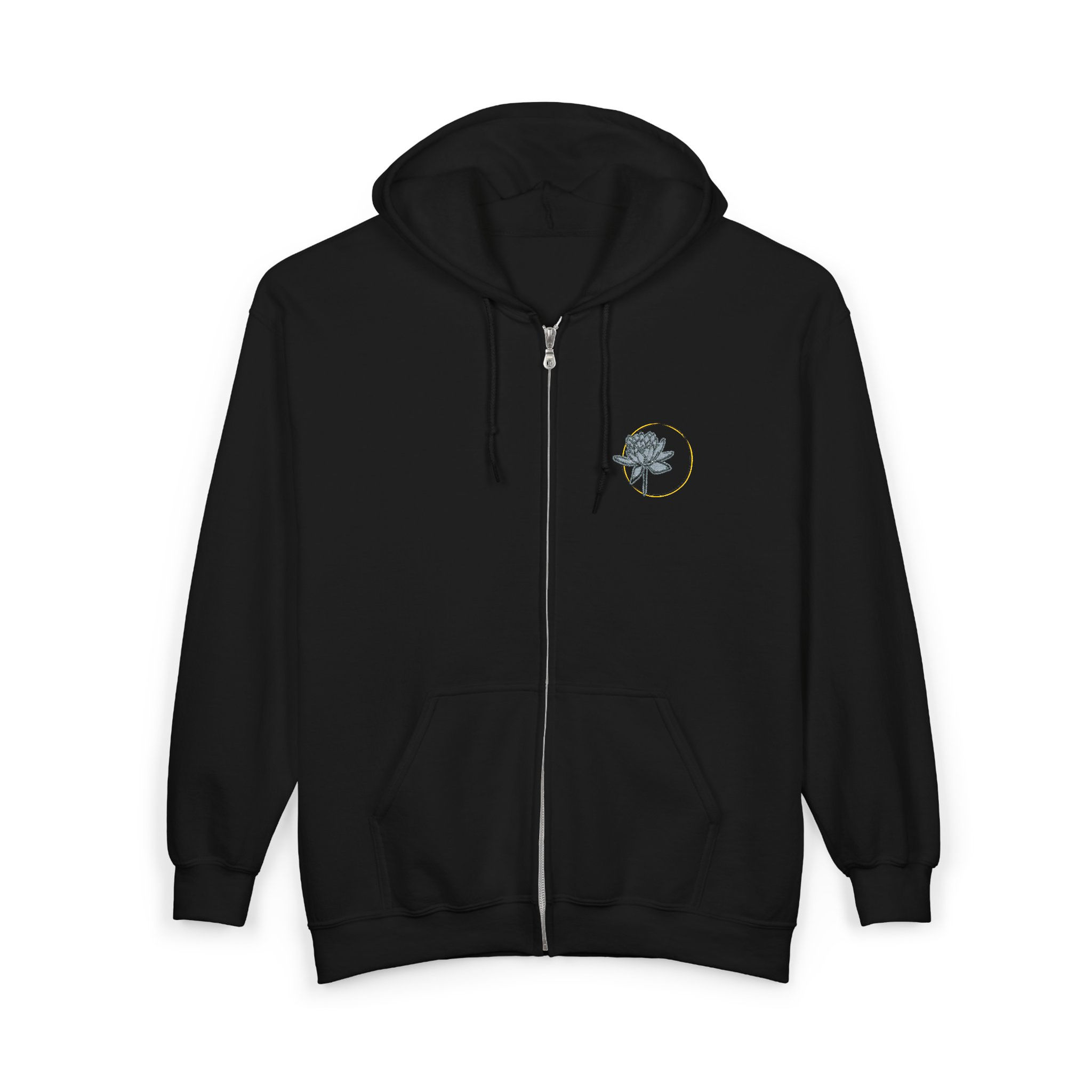 Integrative Logo Embroidered Full Zip Jacket
