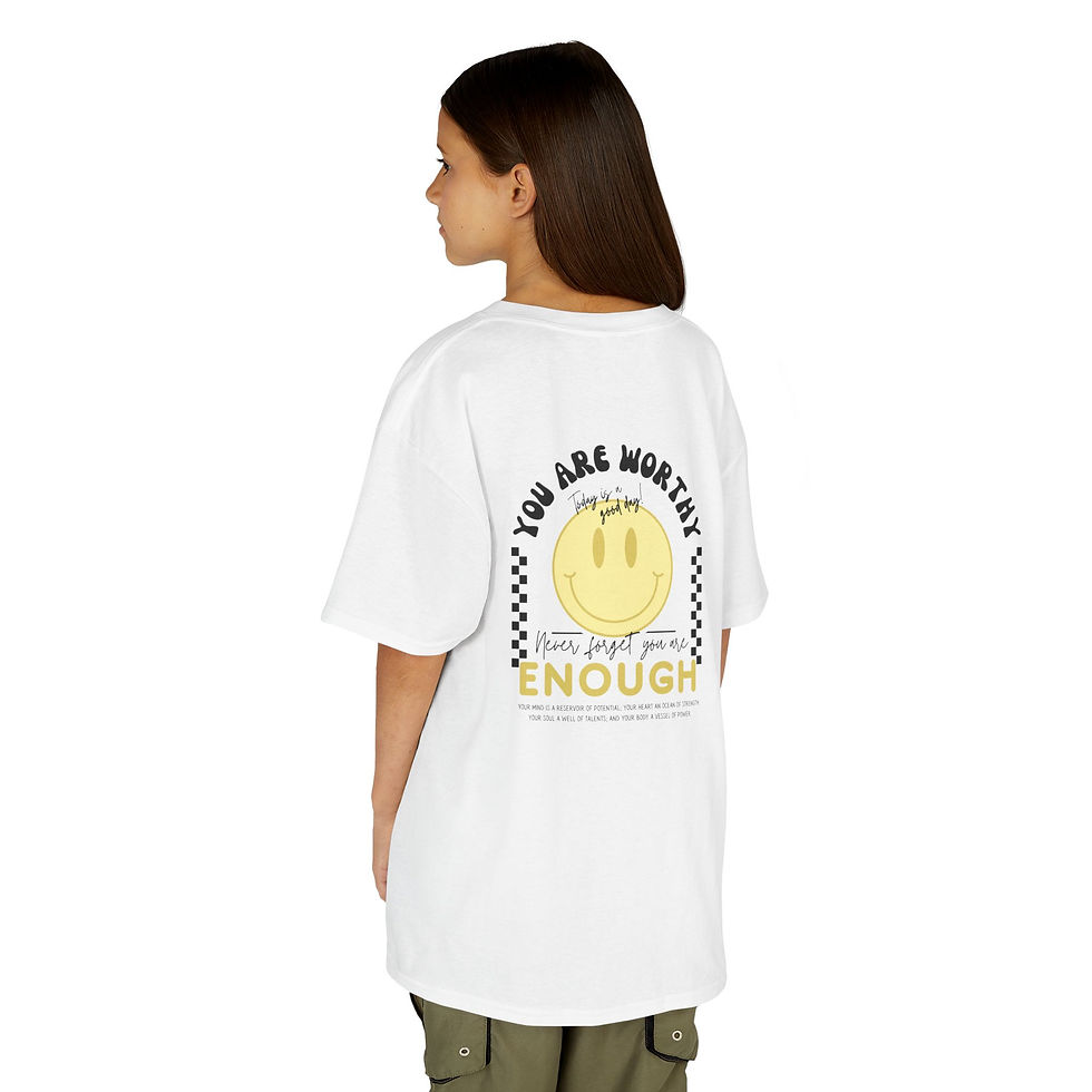 Thumbnail: Youth Worthy Yellow Smiley Tee