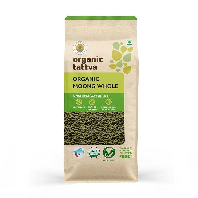 Organic Tattva Moong Dal Sabut 500g
