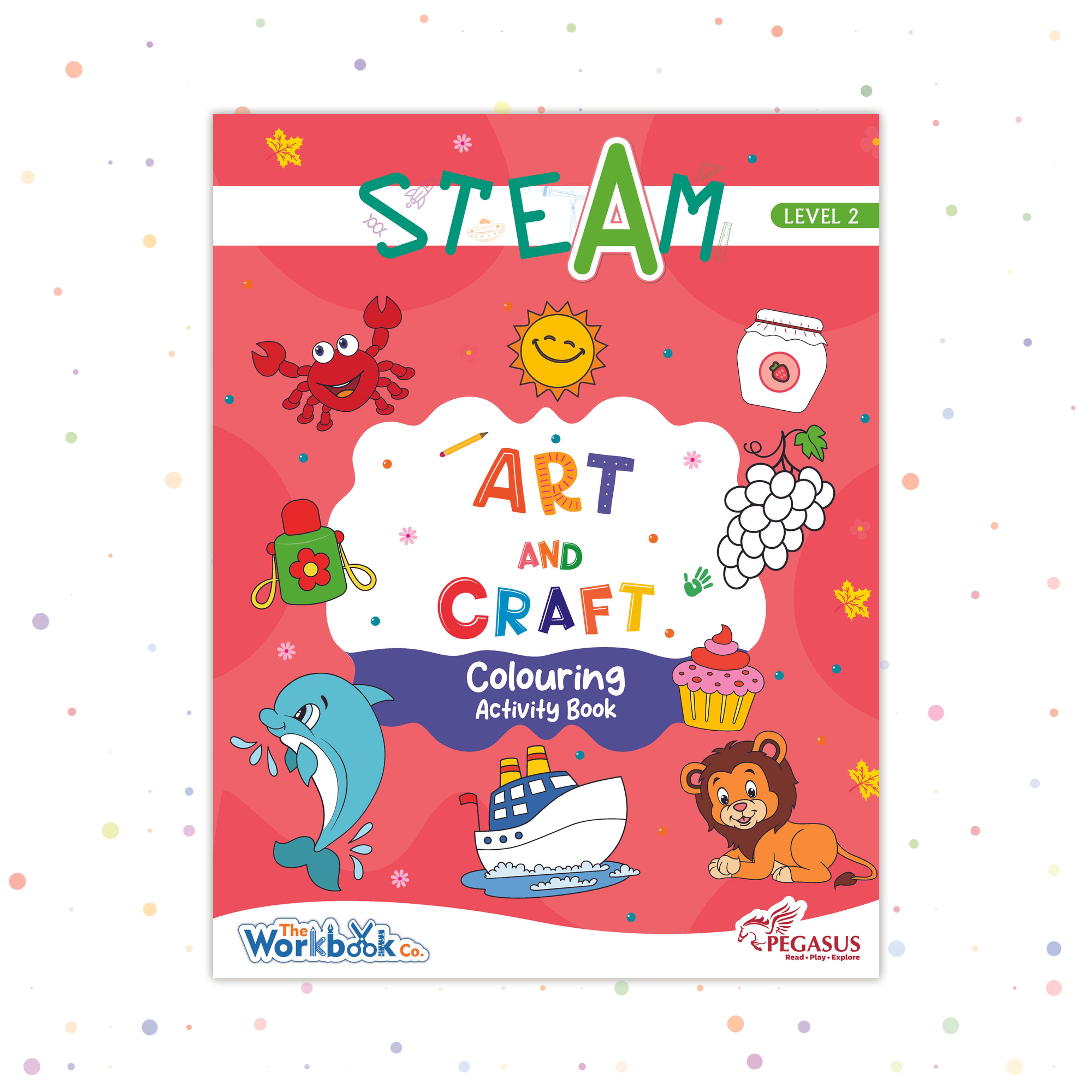 Pegasus Steam Art and Craft- Colouring Activity Book