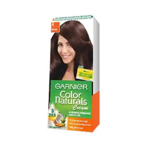 Garnier Color Naturals 4 Brown Hair Color 70 ml + 60g