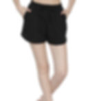 Jocose Womens Sweat Short Black