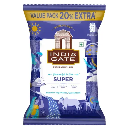 India Gate Super Basmati Rice 1.2Kg