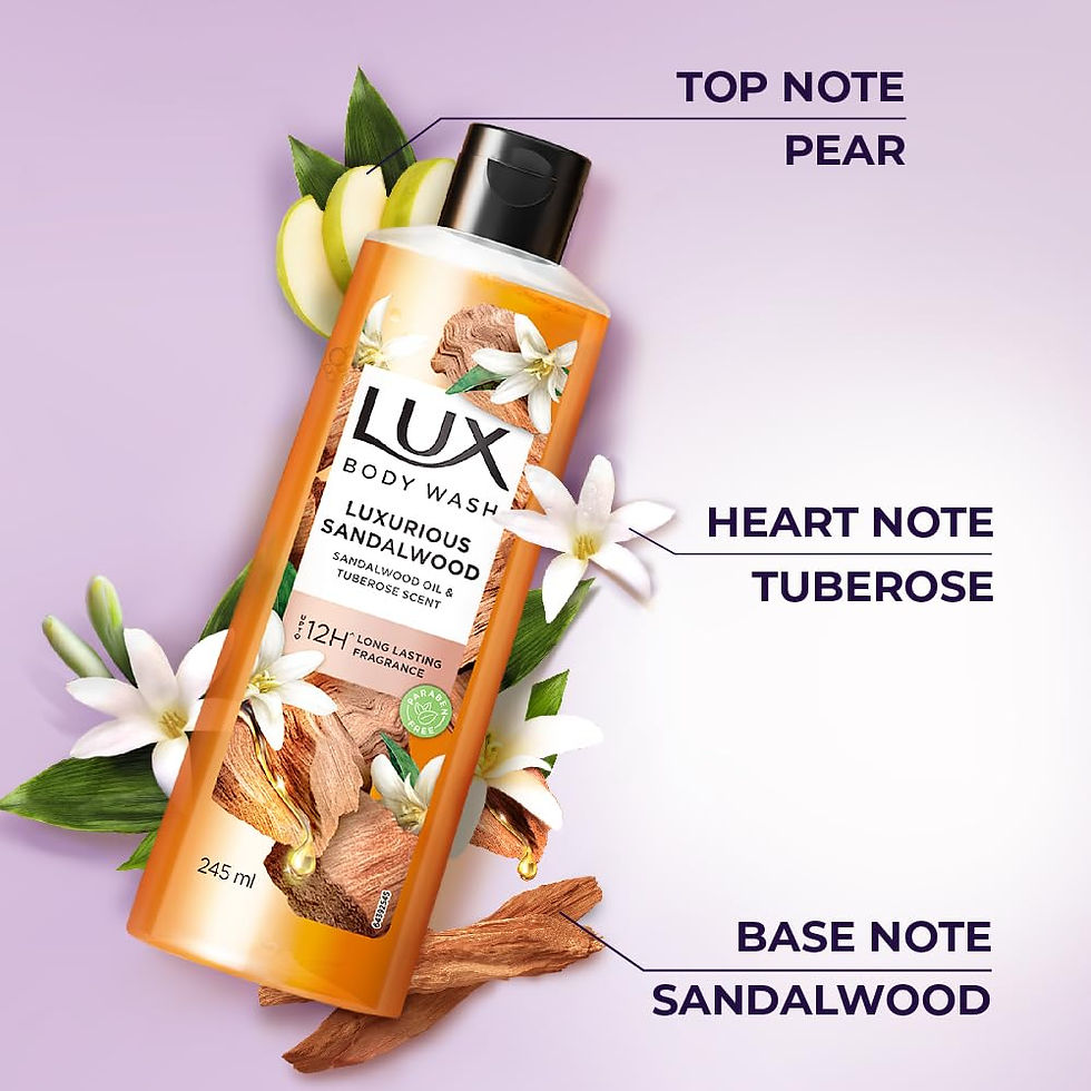 Lux Luxurious Sandalwood Body Wash 245ml