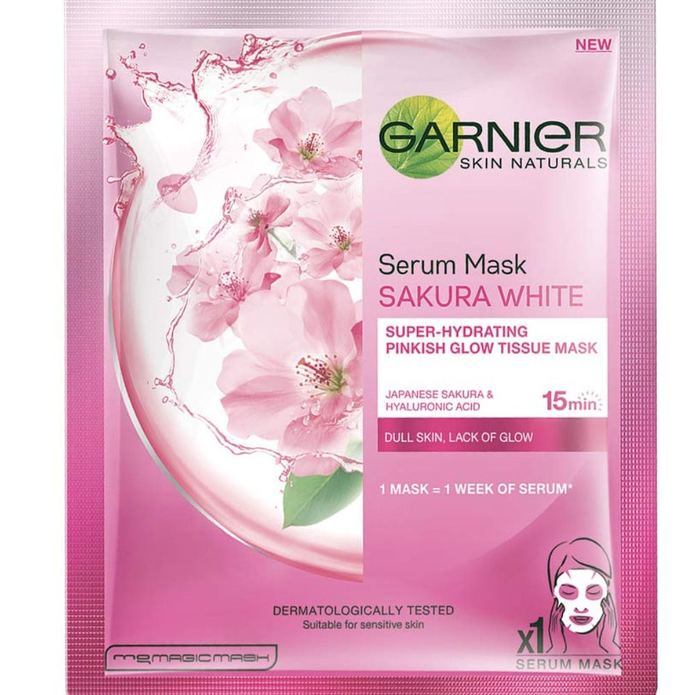 Garnier Skin Natural Sakura White Face Serum Mask