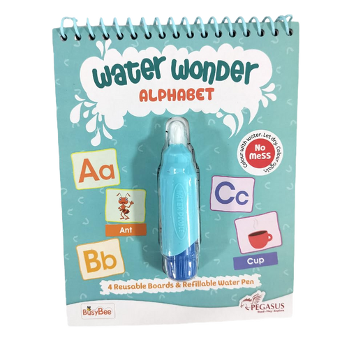 Magic Water Coloring Book – Reusable Alphabet & Numbers