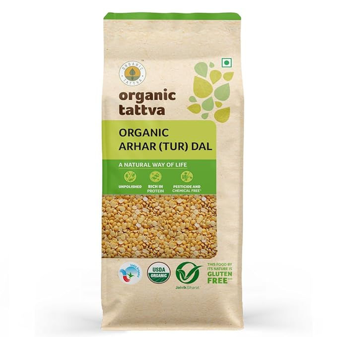 Organic Tattva Toor Dal 500g