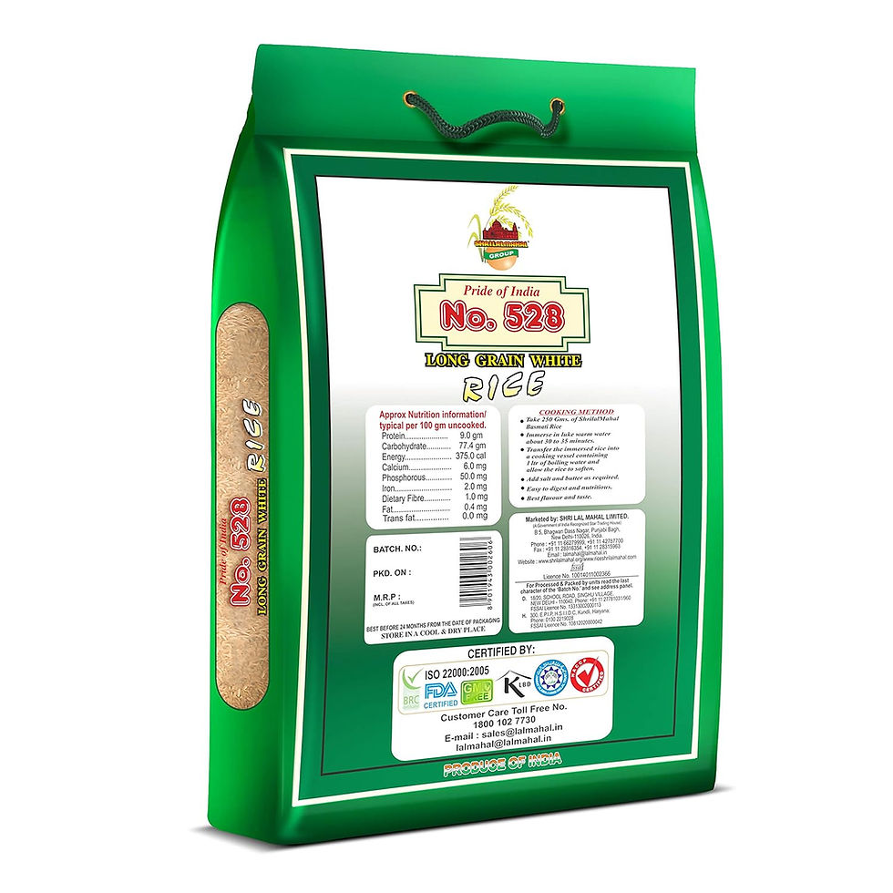 Shri Lal Mahal 528 Rice 5Kg