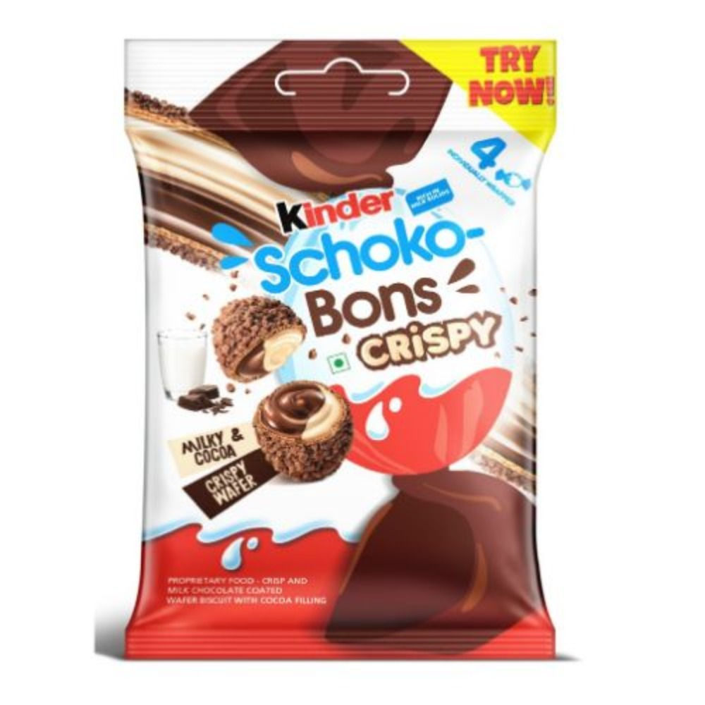 Kinder Schokobons Crispy T4 (Pack of 4)