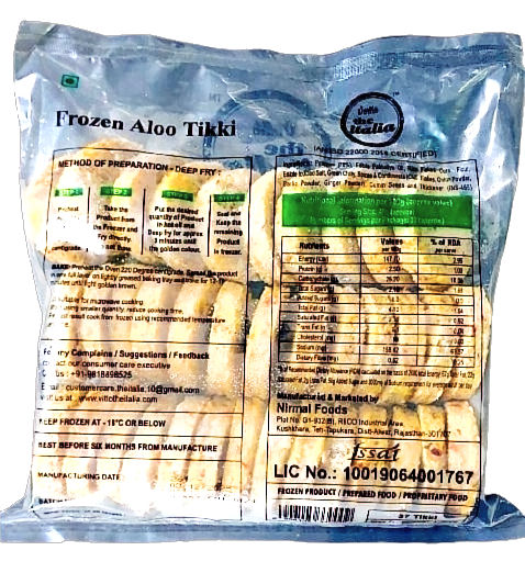 Vitto The Italia Aloo Tikki 1.5Kg