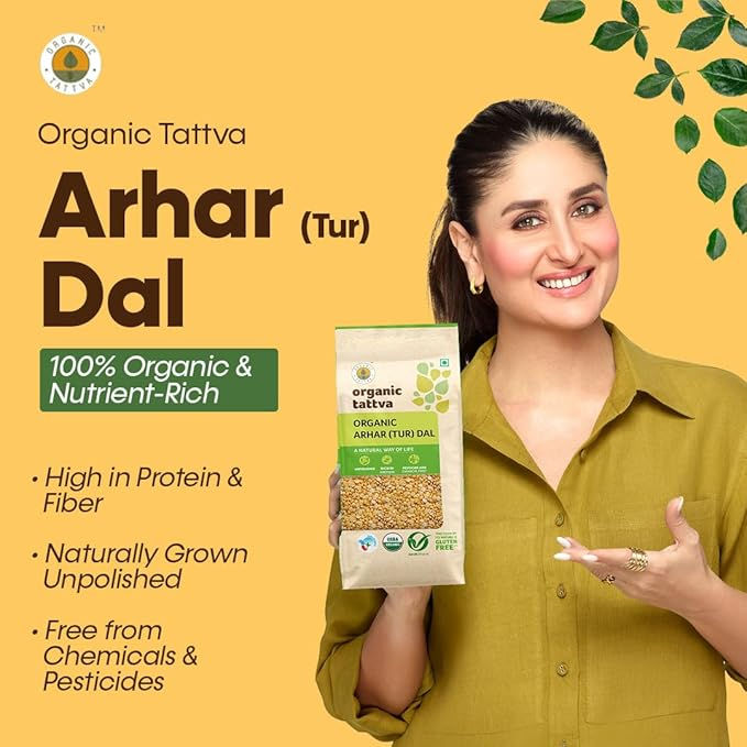 Organic Tattva Toor Dal 500g