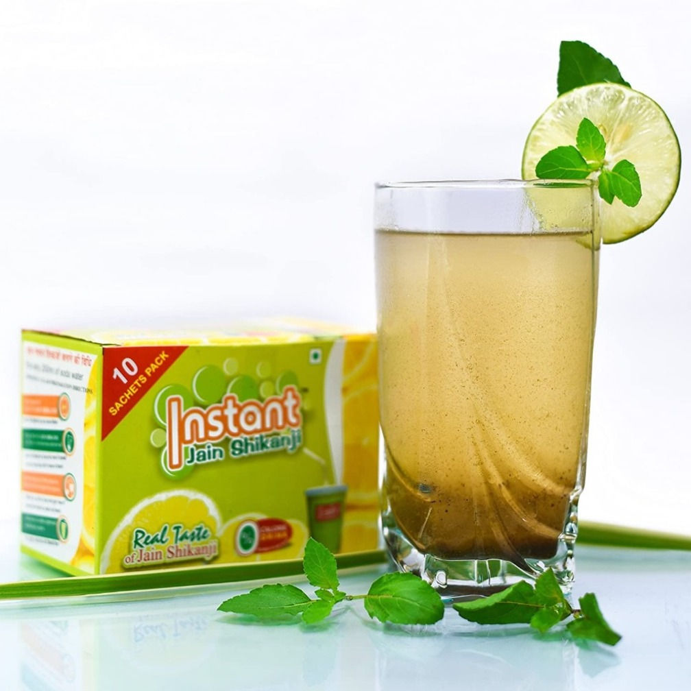 Instant Jain Shikanji (Pack of 10 Pre-mix Sachets)