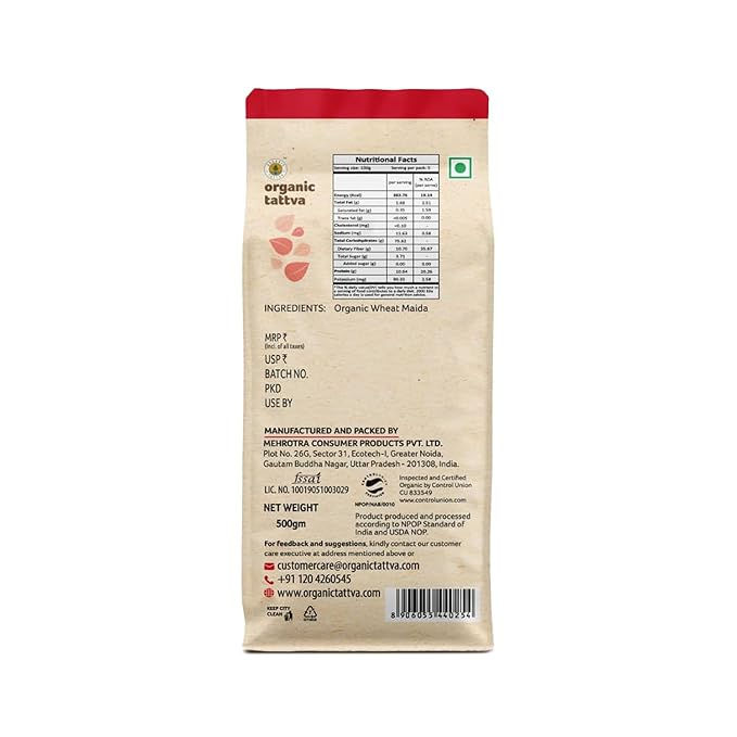 Organic Tattva Maida 500g