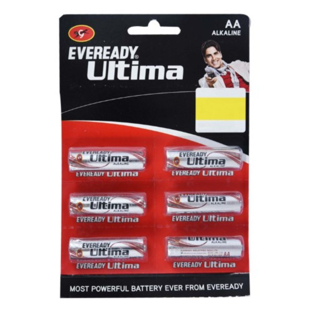 Eveready 2115 Alkaline AA Battery (Pack of 6)