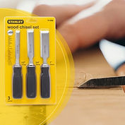 Stanley Wood Chisels Set 3Pcs