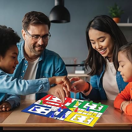 2 in 1 Snakes and Ladders Ludo