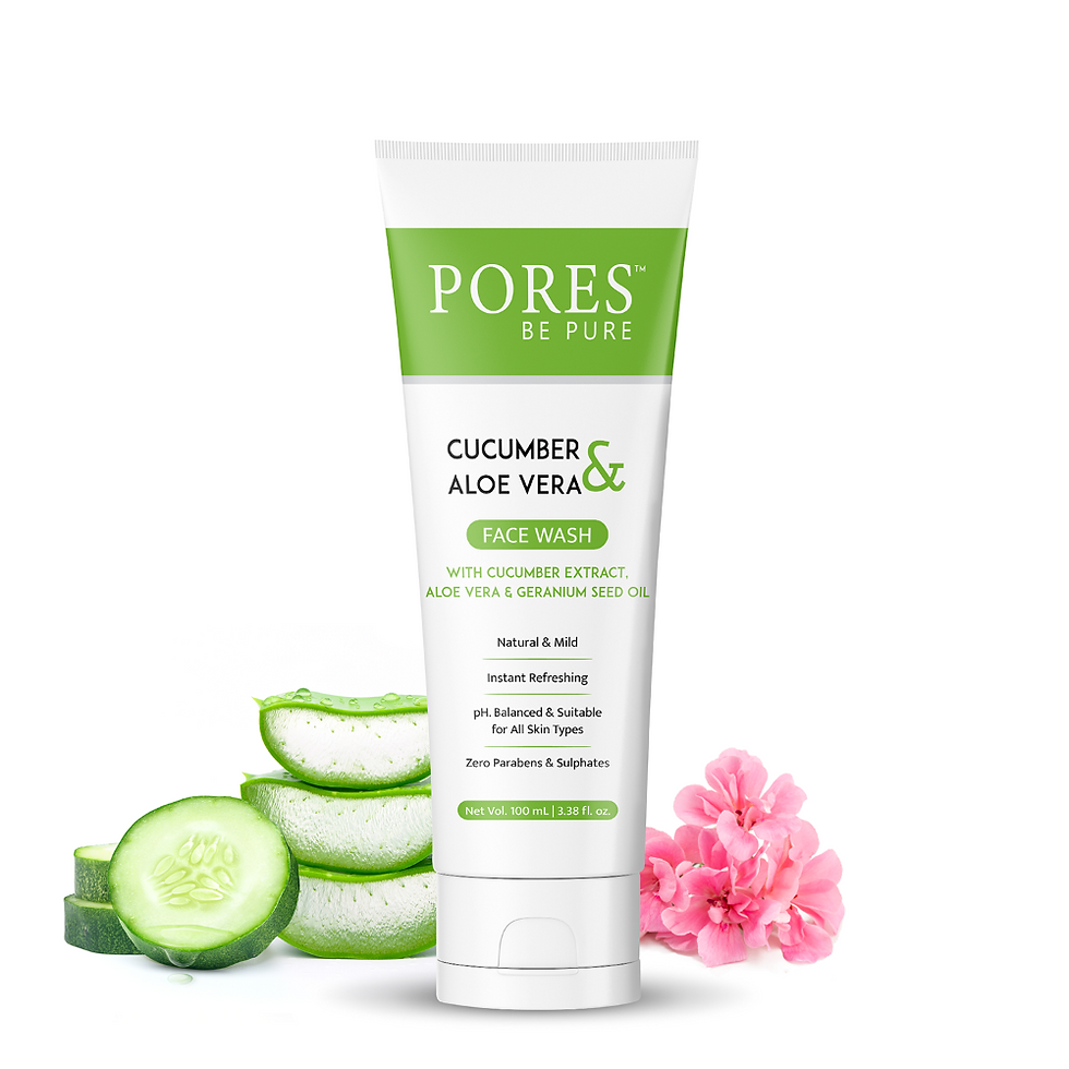 PORES Be Pure Cucumber & Aloe Vera Face Wash