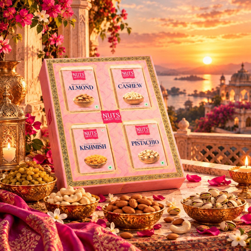 Nuts About You Gift Pack Pink 800g