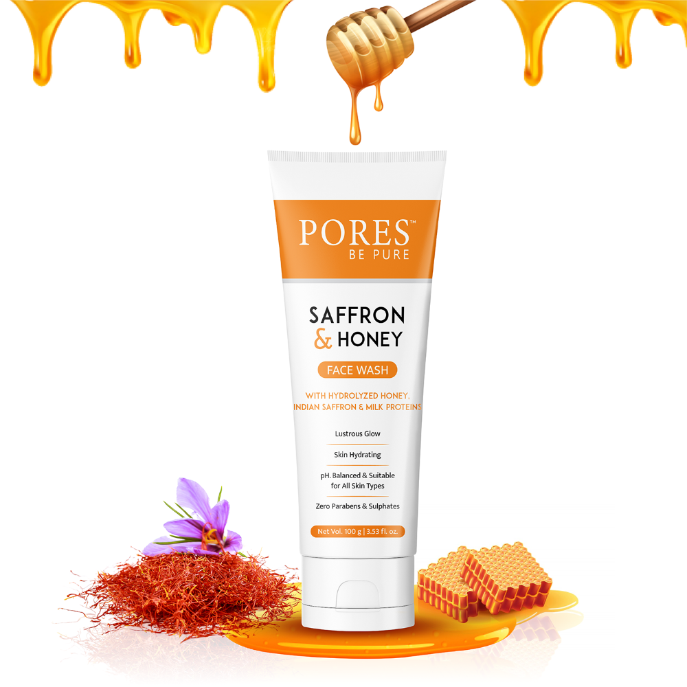 PORES Be Pure Saffron & Honey Face Wash