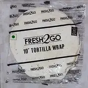 Fresh 2 Go Frozen 10 Plain Tortilla 10'' 64g