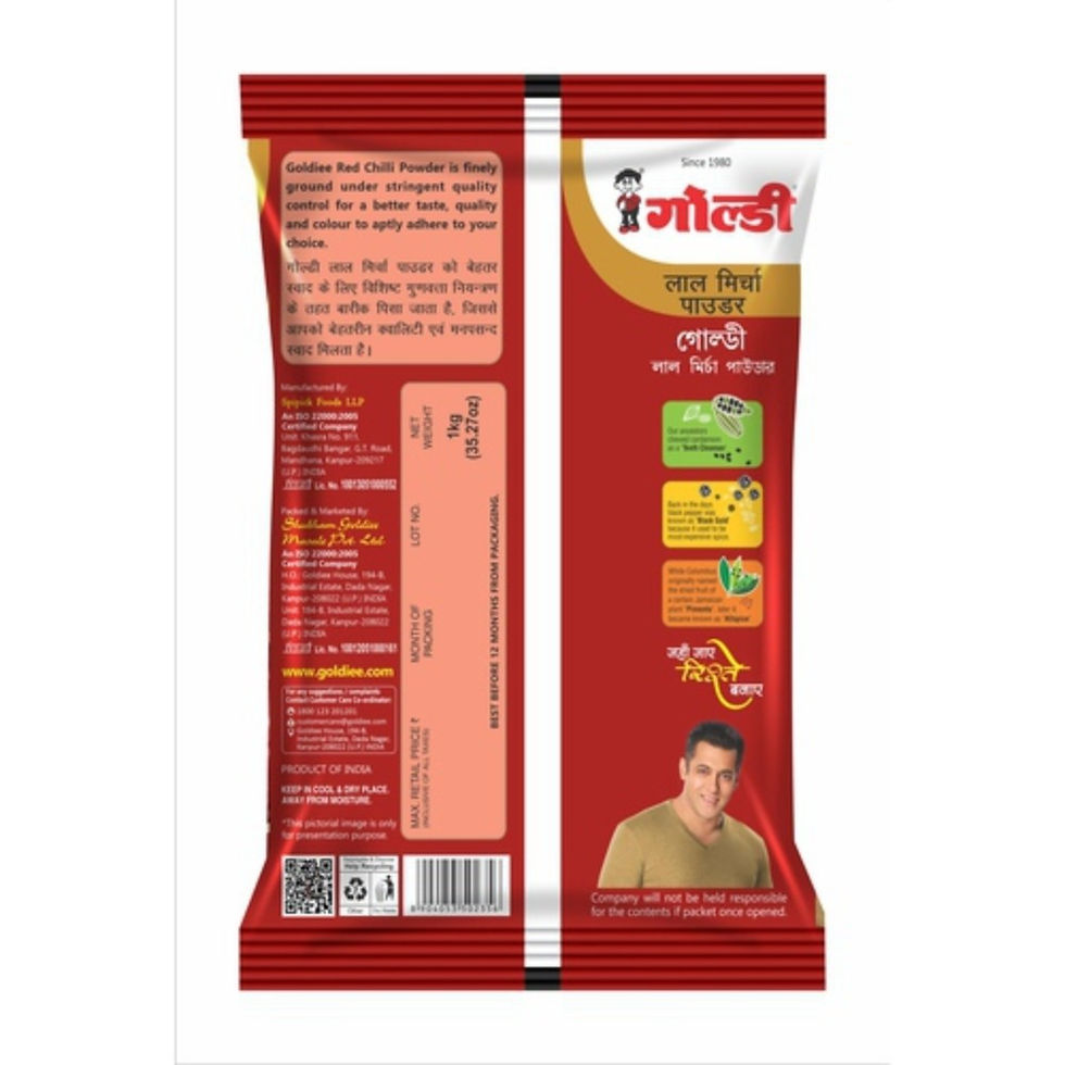 Goldiee Red Chilli Powder 1kg