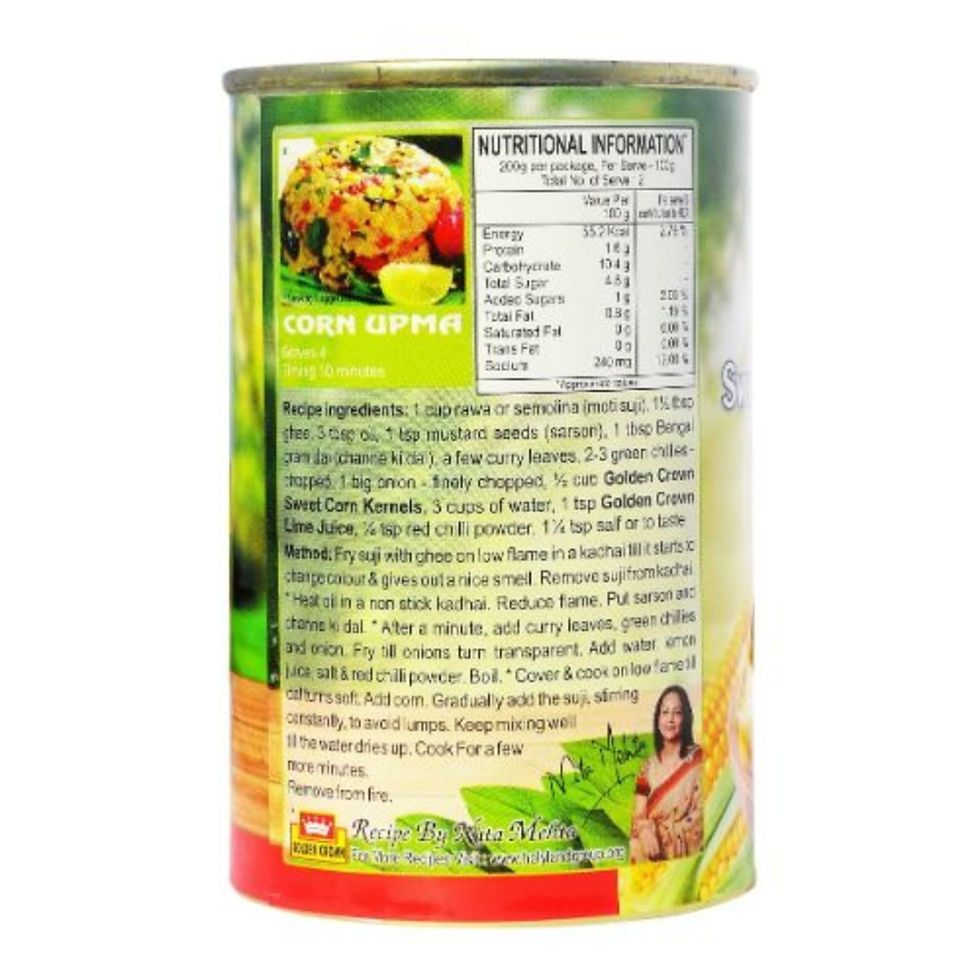 Golden Crown Sweet Corn Kernels 400g